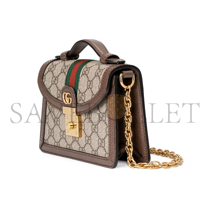 GUCCI OPHIDIA MINI TOP HANDLE BAG 696180 (17.5*13*6cm)